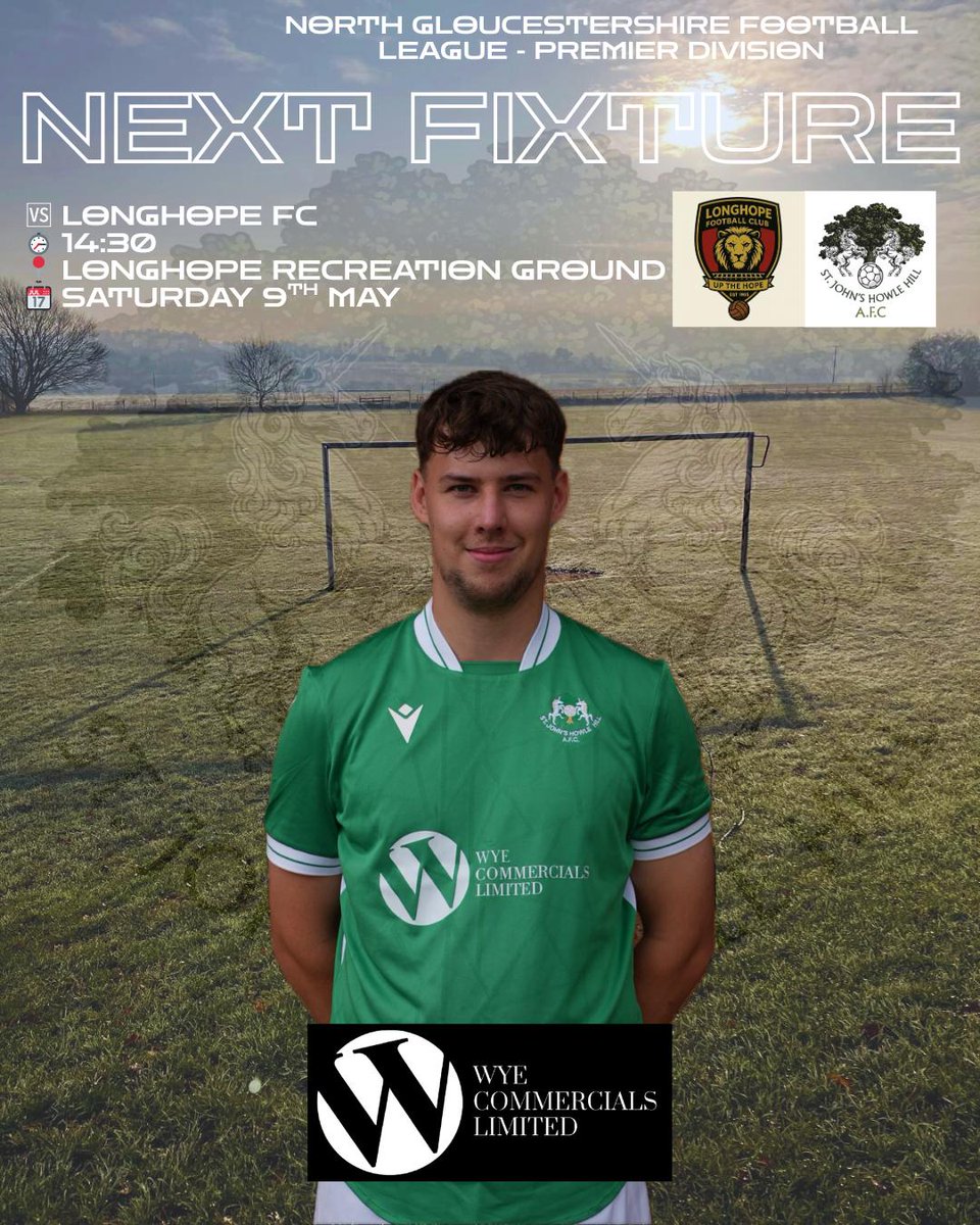 HowleHillAFC's tweet photo. FINAL FIXTURE!!

We make the trip to Longhope in the final game this season #utfh https://t.co/UUjKGsH38r
