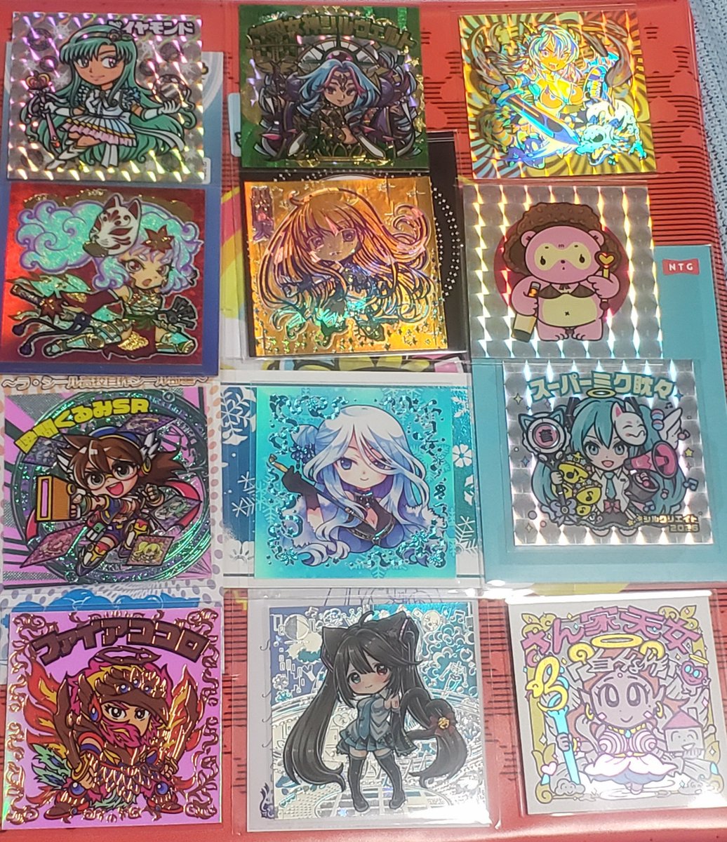 先日大阪で行われた自作シールのイベント「関西シルクリエイト4」で