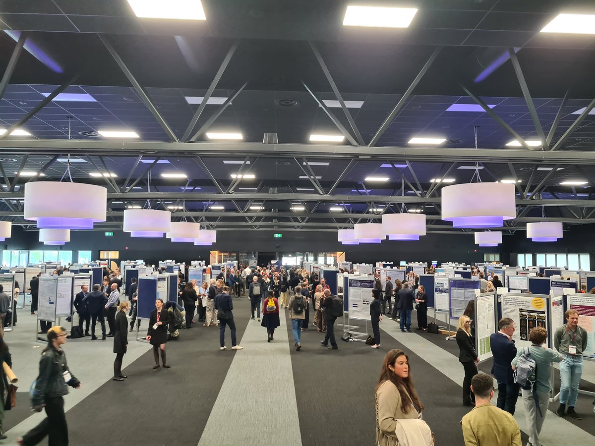 ZilleMarietta's tweet photo. Buzzing poster session at #ESOC2026!
#VoiceOfStroke #Stroke #StrokeResearch https://t.co/xb7T7Asn8X