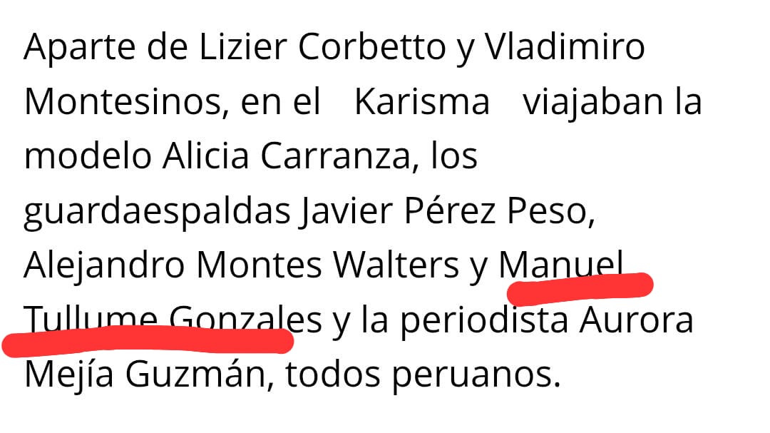 AlonsoRamosG's tweet photo. PCM condecora con la medalla "Defensor de la Democracia", a propuesta del Ejército, a excapitan Manuel Tullume Gonzales, vinculado a la fuga de Vladimiro Montesinos en la caída del régimen de Alberto Fujimori, en el 2000. https://t.co/qPcw9Dw5OZ