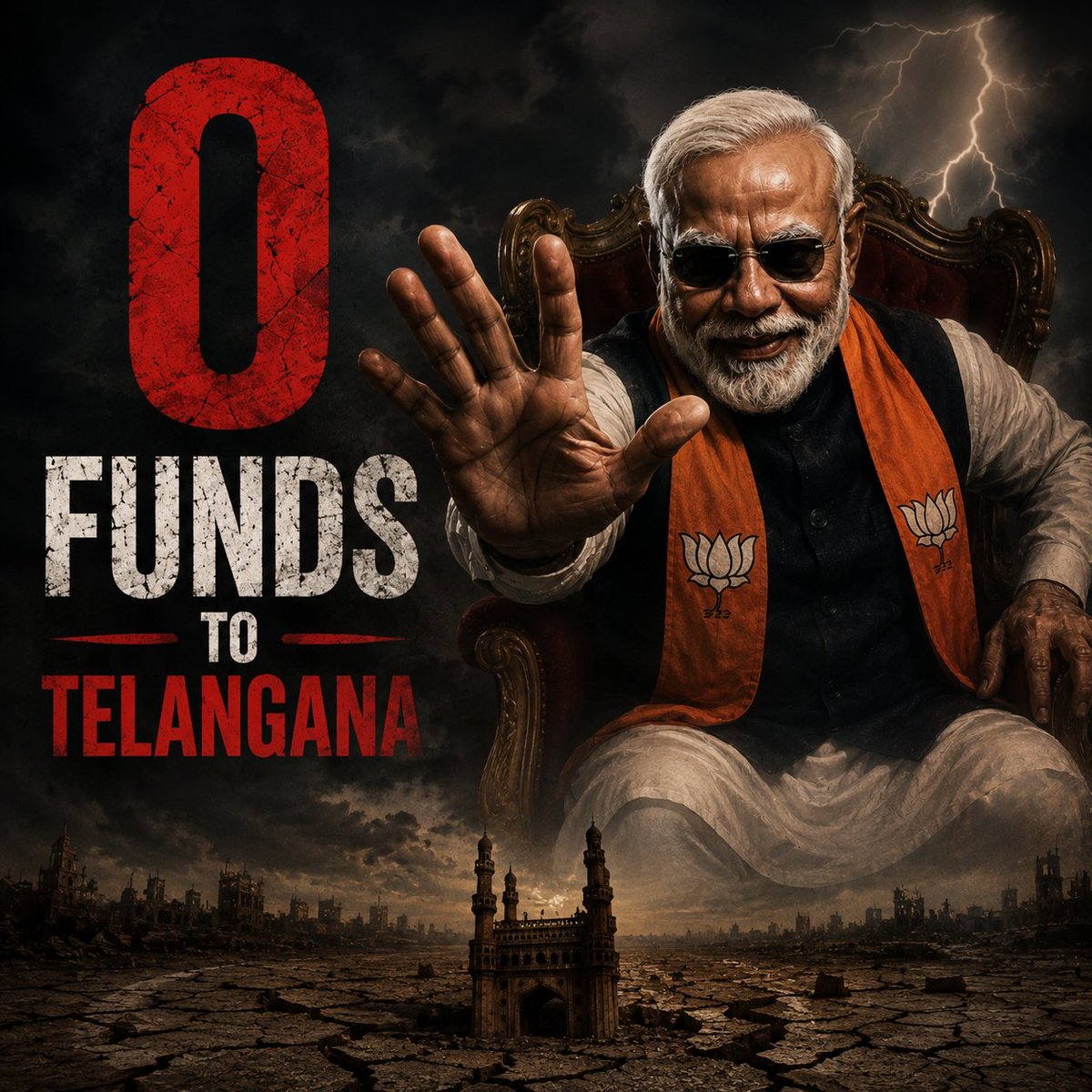 SriHarsha1995's tweet photo. Modi ji has done nothing for Telangana, 0 funds for the state, is this your responsibility as Prime Minister? You only come here to polish your politics and increase your Twitter posts.

@BJP4Telangana #DengeyModi https://t.co/s12neCdglL