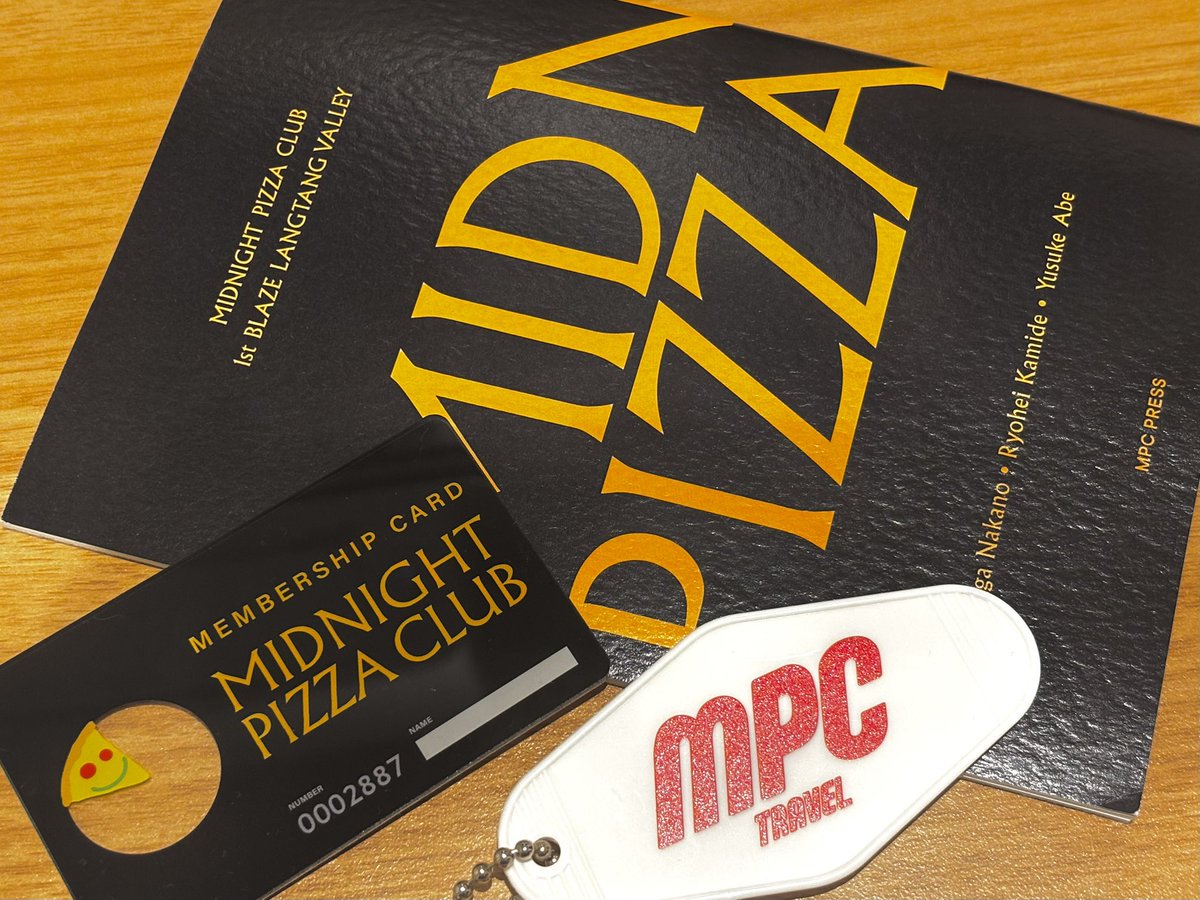 MIDNIGHT PIZZA PARCO CLUB 第一弾～MPC会員証発行所～」最終日に