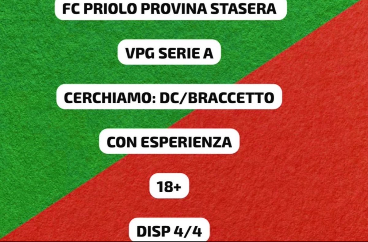 eFC PRIOLO GARGALLO tweet media