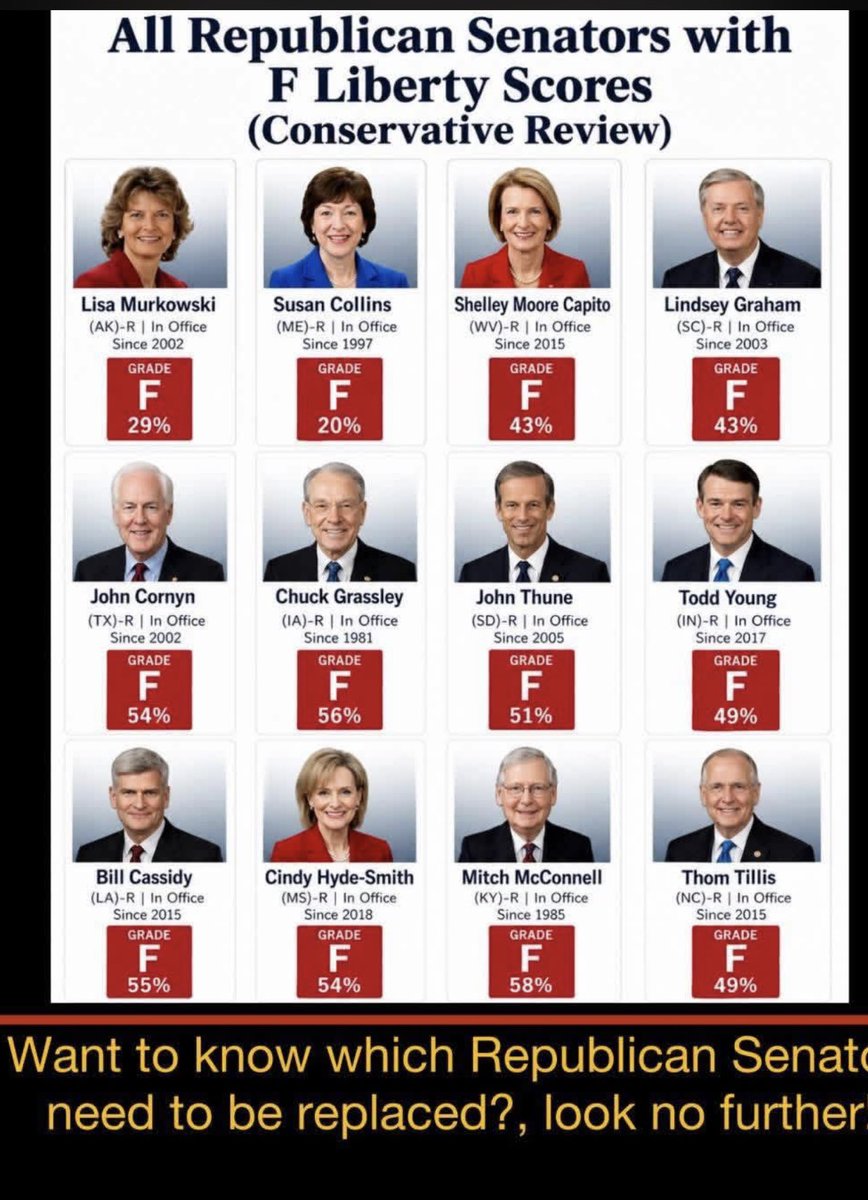ToniLL22's tweet image. Look No Further. . . 
RINOS aka Traitors who need 
to be replaced with real conservatives! 🔥🔥🔥👇🔥🔥
