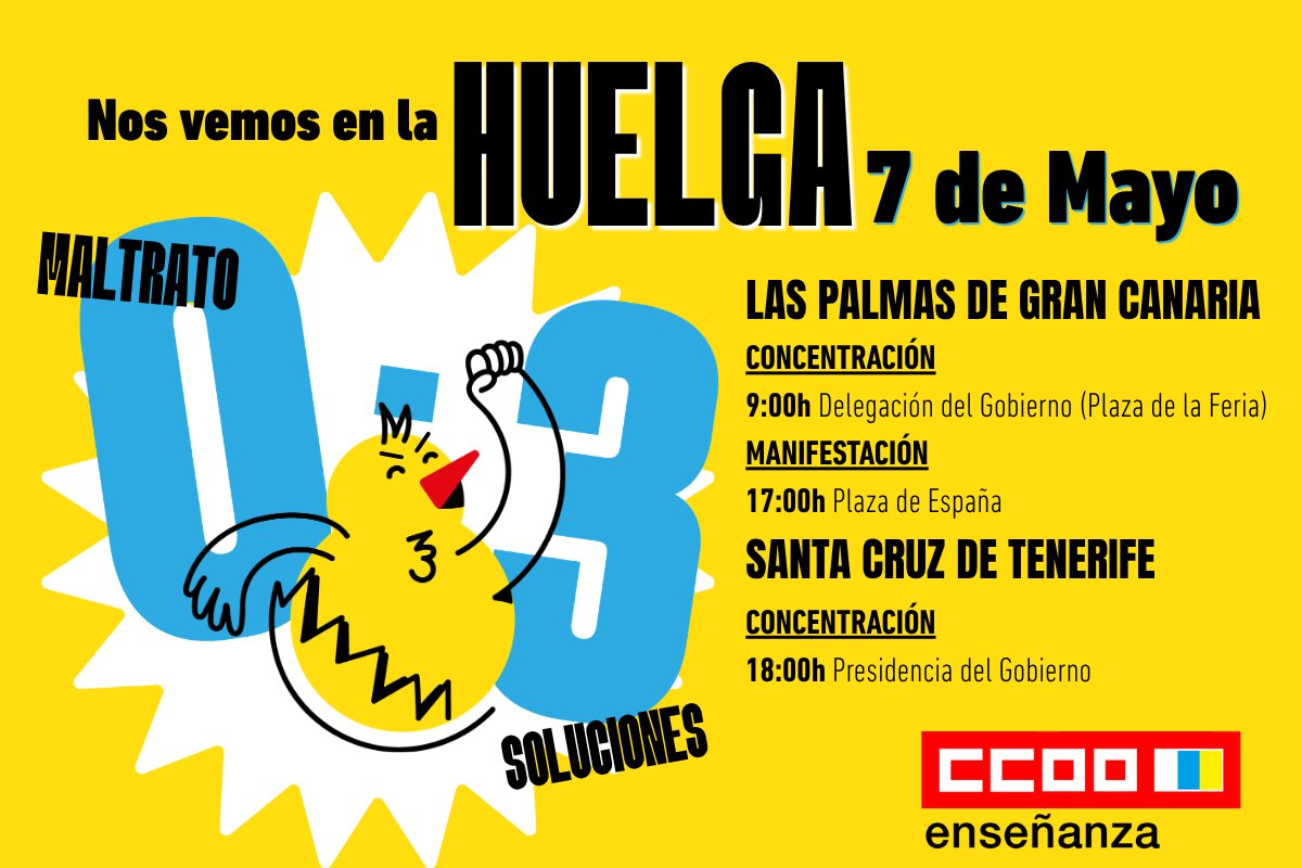 Enseñanza CCOO Canarias 🇮🇨 tweet media