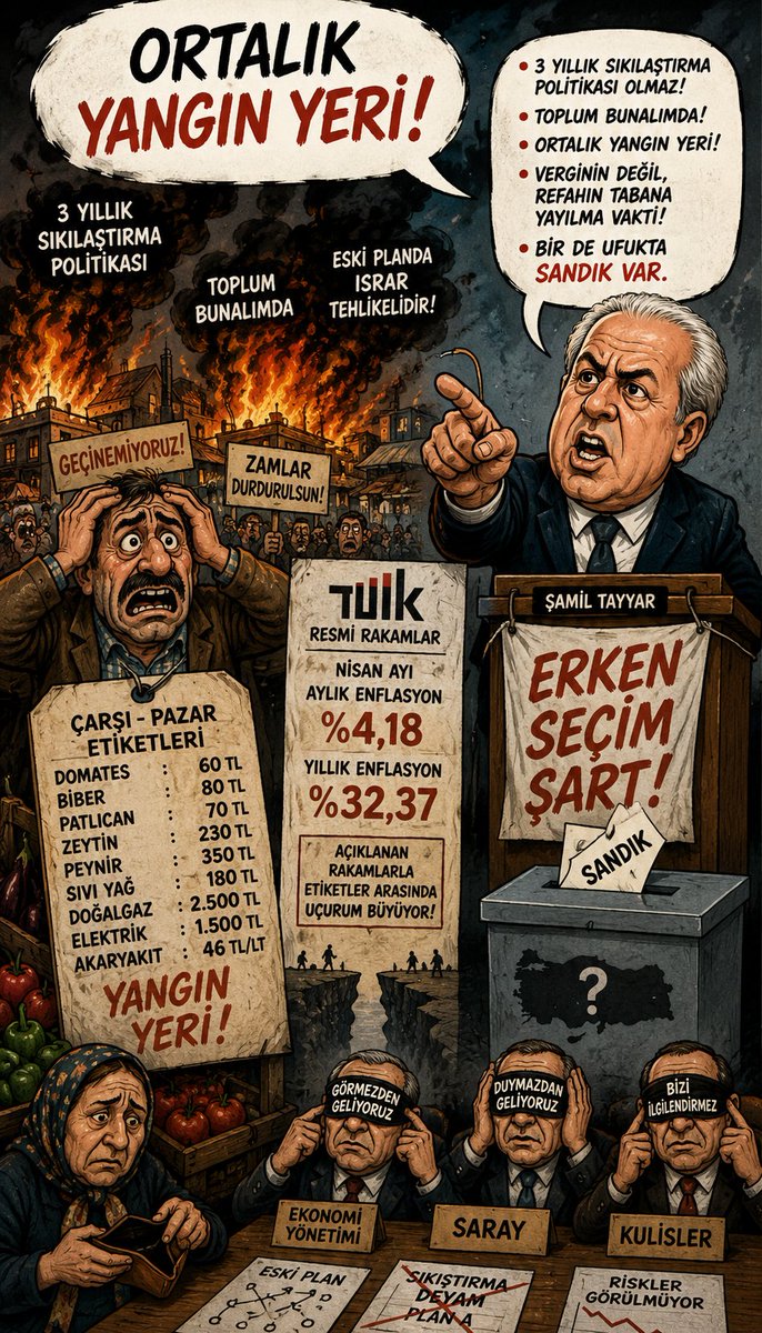 araklihaber's tweet photo. #Ekonomi #Enflasyon #GeçimDerdi #HayatPahalılığı #ErkenSeçim #ŞamilTayyar #TÜİK #Sıkılaştırma #TürkiyeEkonomisi #��arşıPazar #YangınYeri #Vatandaş #Zam #KrizinSesi #Sandık #Siyaset #Gündem #Türkiye #HalkınSesi #EkonomikKriz https://t.co/7HShIwpRlK