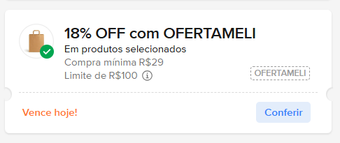 BugsPromo's tweet photo. 💛 CUPOM MERCADO LIVRE

15% off acima de R$29 limitado a R$100
🎟️ Cupom: PROMOML
🔗 LISTA: https://t.co/fv11E1m3Ny

18% off acima de R$29 limitado a R$100
🎟️ Cupom: OFERTAMELI
🔗 LISTA: https://t.co/iTG2RkPbJ4

⚠️ Clique em "mostrar mais" para ver a lista completa de itens https://t.co/AKSDSYvlLh