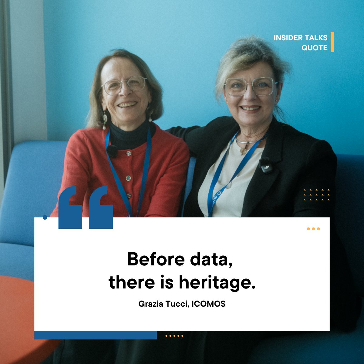 echoes_eu's tweet photo. "Before data, there is heritage."
Grazia Tucci (ICOMOS), Ep. 1 of #ECHOES Insider Talks.

Watch: https://t.co/xpDnixOsQ2
#EchoesEccch #CulturalHeritageCloud https://t.co/9MUgvYSJsG