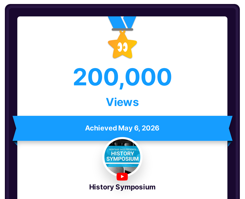 HistSymposium's tweet photo. New milestone! https://t.co/3vALeIl2OC