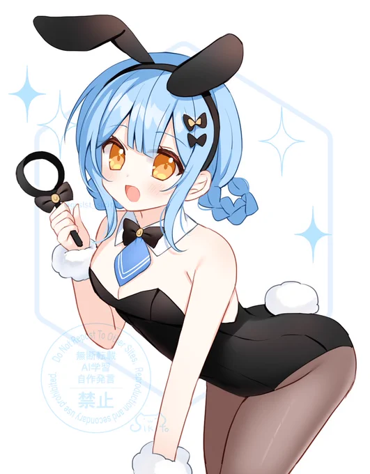 バニーガール衣装のシェリーちゃん