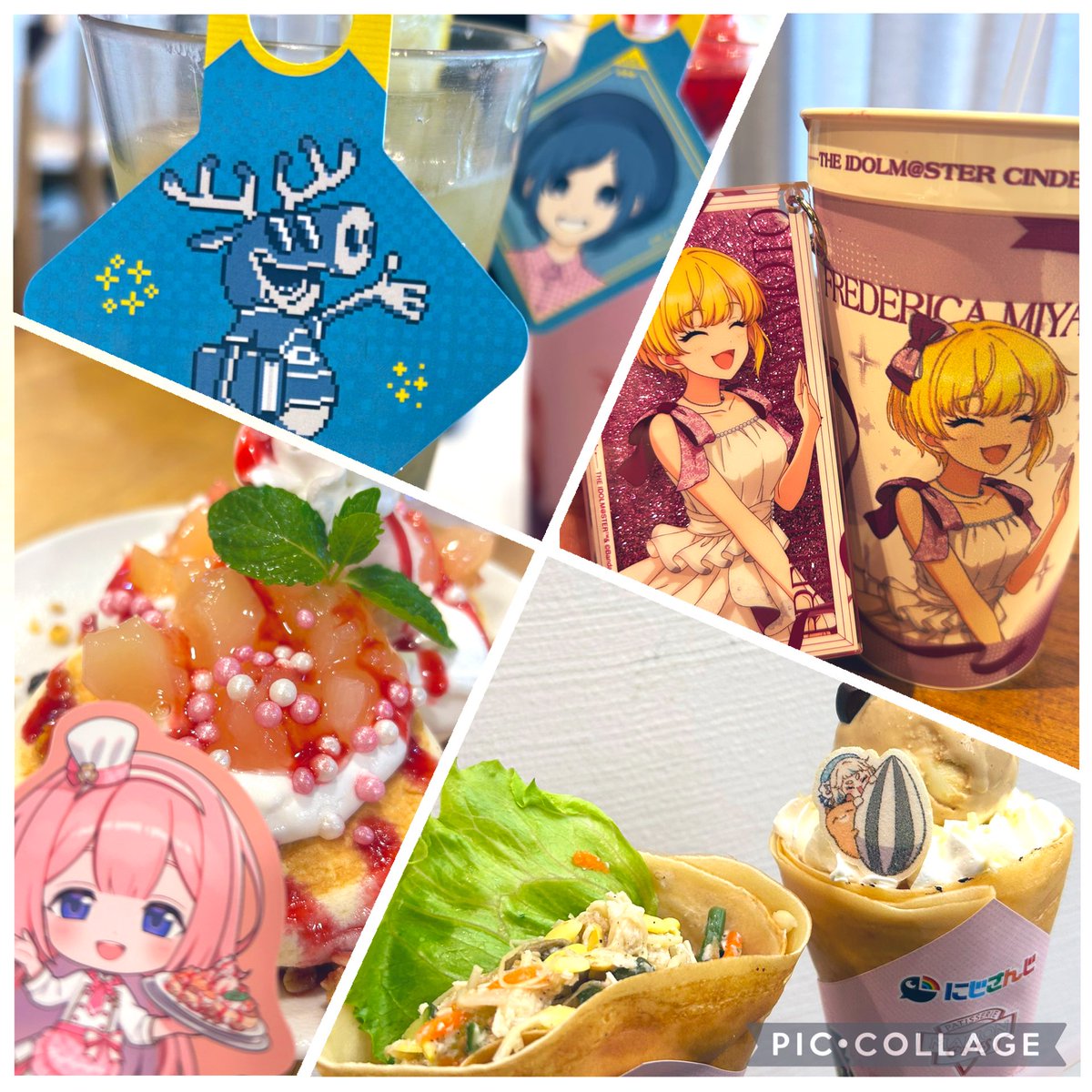 orange_shanson's tweet photo. 4月のまとめと言う名の生存報告です。見返したんですがコラボフードやドリンクを食べて飲んでを楽しんでいた月だったようです笑
5月はお出掛けの予定がちらほらとあるので体調崩さない様にして行きます〜！ https://t.co/voHm0Rv2Ip