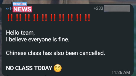 Qhuequ_16's tweet photo. The joy that comes after seeing this message is unmatched. https://t.co/baWNVN1Uxf