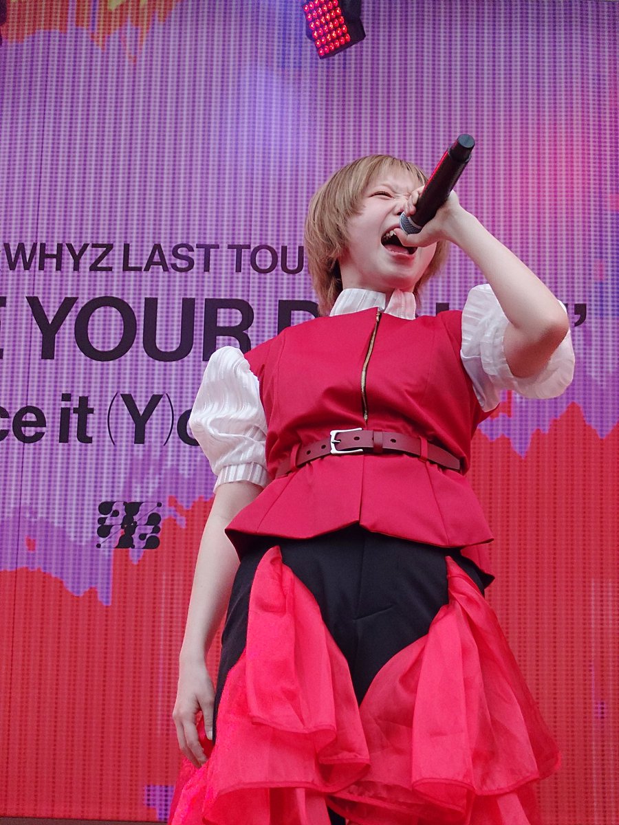まゆちゃんの歌、声、大好きだ！！！ #ExWHYZ大阪 #ExWHYZラストツアー