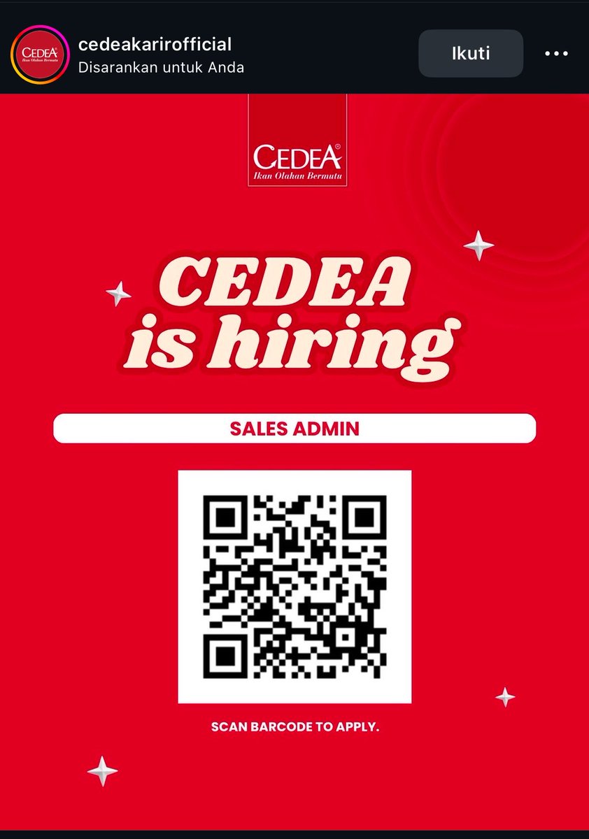 Breakthrou7's tweet photo. Loker Jakarta Update #lokercot #hrdbacot #lokerjakarta https://t.co/wxjAJicUfg