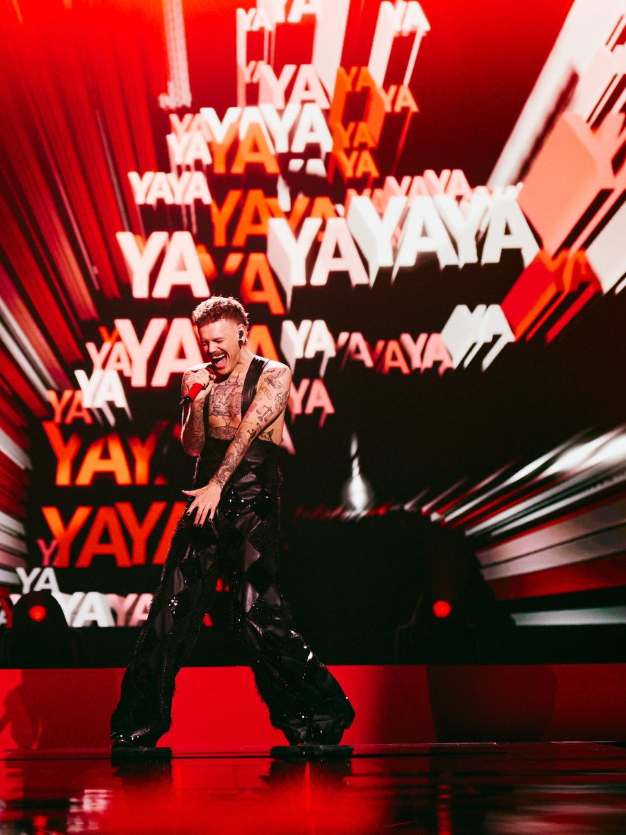 escbubble's tweet photo. 🇳🇴 Closing first rehearsals for semi final two is Norway - with Jonas Luvv and his pop rock entry "Ya Ya Ya". From our first look it seems he's closing the semi final in style! 🇳🇴

Image Credit: EBU / Alma Bengtson / Corinne Cumming

#Eurovision #Norway https://t.co/AvXtHG4huZ