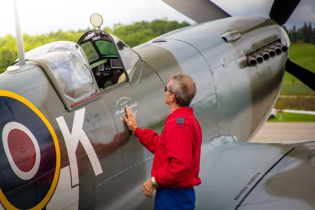 Spitfire and Hornet. 
Amazing feeling to pilot the classic Spitfire with an F-18 on my wing. They both fly so beautifully; it's as if you've just sprouted wings and now have the freedom of a powerful bird. 
Lots to think about safely operating single-seaters like these in