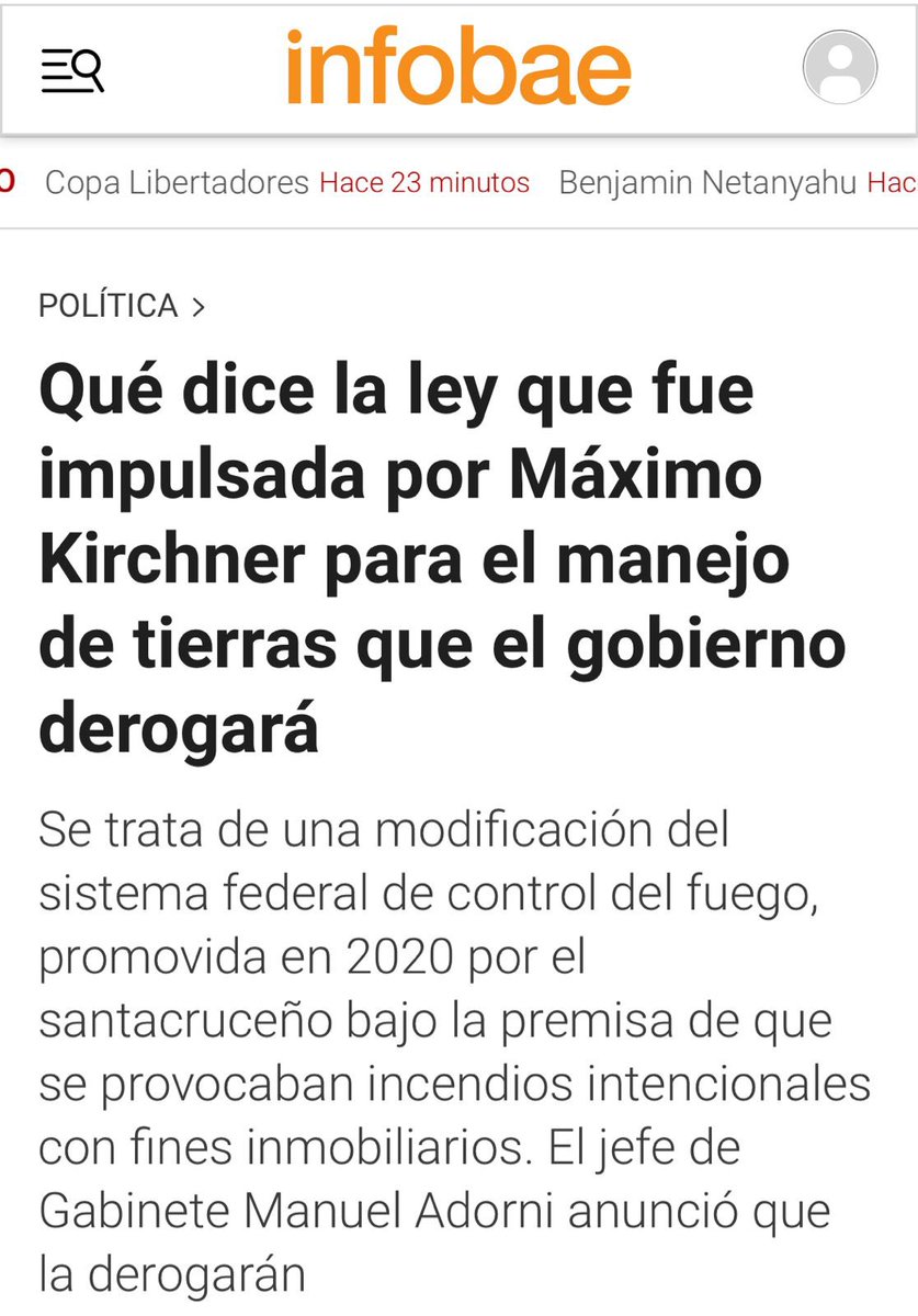 3 leyes Kirchner que el gobierno quiere derogar:

1. Ley de Zona Fría: para que los argentinos que viven en provincias con bajas temperaturas paguen el gas más barato.
2. Ley de Fuego: prohíbe hacer negocios inmobiliarios con incendios intencionales.
3. Ley de Tierras Rurales: