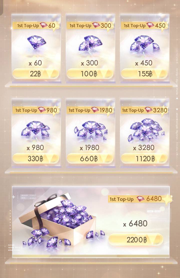 ทดลองเปิดร้านค่ะ 🥹💕 หาเงินเลี้ยงน้งอ้วมที่อีสเก่งมาก 🐈‍⬛

รับเติม Love &amp; Deepspace 💫

💸 เติมผ่าน UID เท่านั้น

‼️ ราคาอาจมีการเปลี่ยนแปลงในภายหลัง สอบถามก่อนสั่งซื้อ

รบกวนรอ 15~30 นาที เราเป็นคนกลางในการสั่งซื้อ ไม่เหมาะสำหรับคนที่รีบใช้ ขออภัยในความไม่สะดวกค่ะ 🙇🏻‍♀️

♥️ รีวิว :