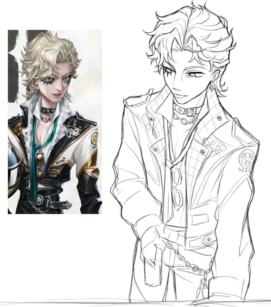 swordsorbets's tweet photo. expectation vs reality #IdentityV #richardsterling #sre https://t.co/DDiDu5SIDr
