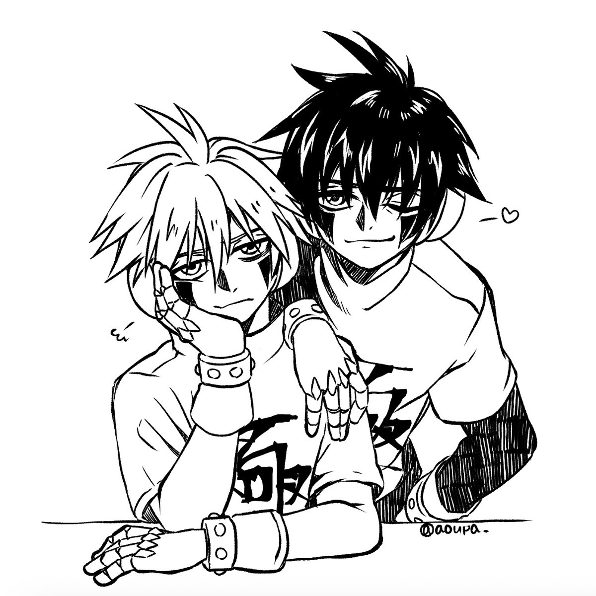 _aoupa's tweet photo. 落書き部下 https://t.co/cxNfJCAtZG