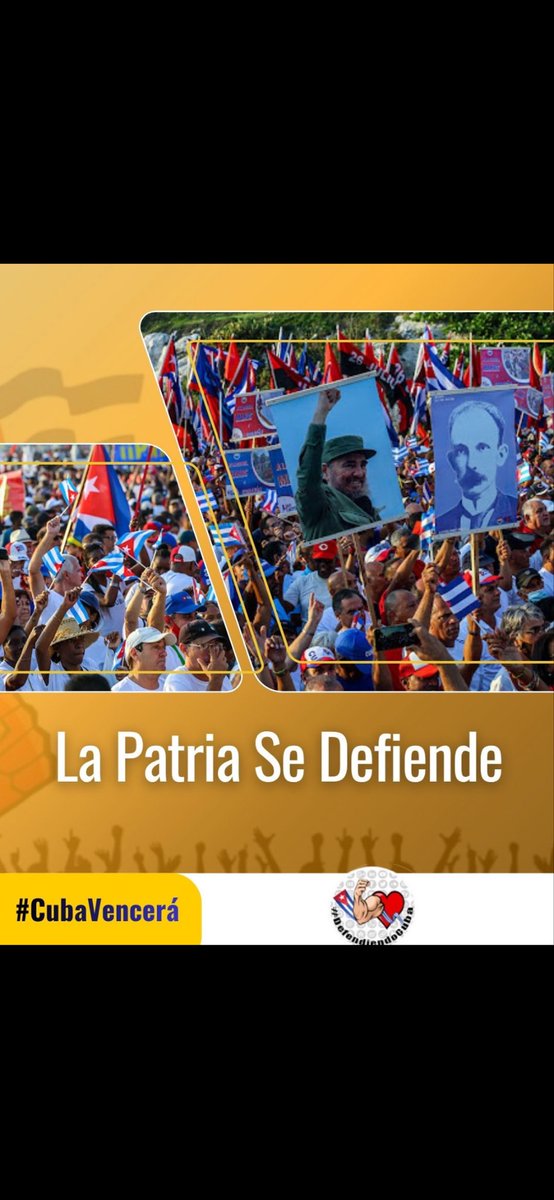 MorenaMariaPa's tweet photo. @GonzlezRa12 @LolyCuba @LaurelesyOlivo @DeZurdaTeam_ @Che_Refuerzo @DefendiendoCuba @cafemartiano @IzquierdaPinera @IzquierdaUnid15 @ValoresTeam1 @ValorRazon @HolguinSi @RedCorazonSi #CuentaRegresiva #AquiNadieSeRinde #PatriaSeDefiende #CubaSomosTodos https://t.co/M2hWXyM76n