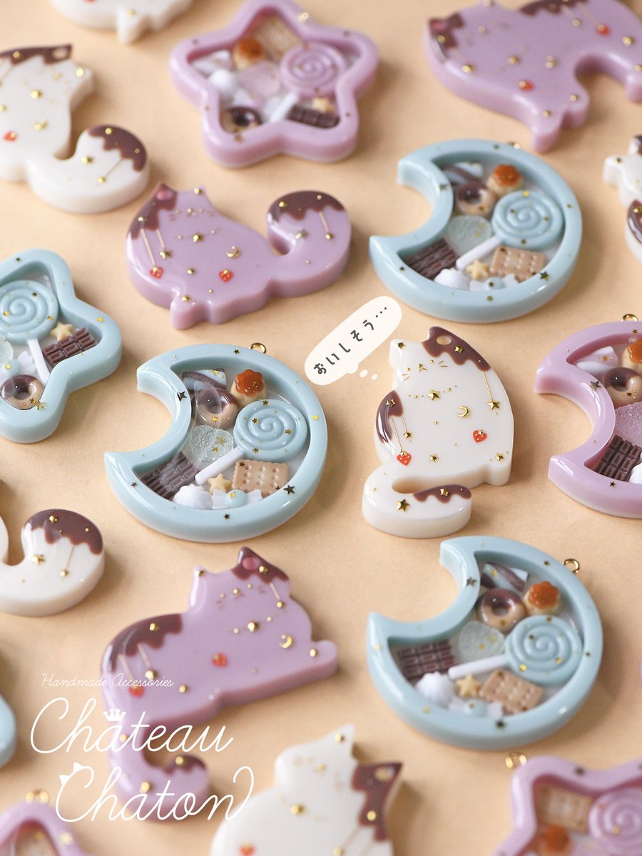 かのん🌟Château Chaton(シャトーシャトン)🌌夜空とスイーツのアクセサリー🧁 tweet media