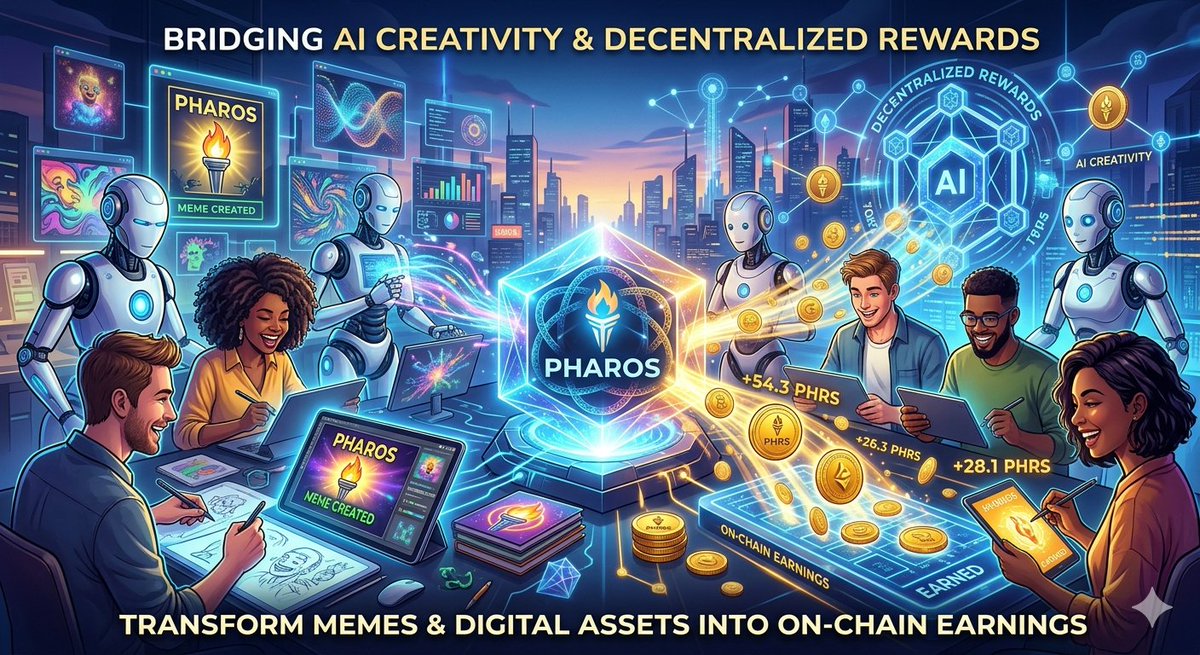 Fewner_'s tweet photo. @Kiwi_Nod We bridge the gap between AI-driven creativity and decentralized rewards. Transform your Pharos memes and digital assets into on-chain earnings. It’s time to stop competing with the bots and start getting paid with them.

0xb395e1850ebd10fb97f54845b74b391b48c930ba https://t.co/pfj7doqXar