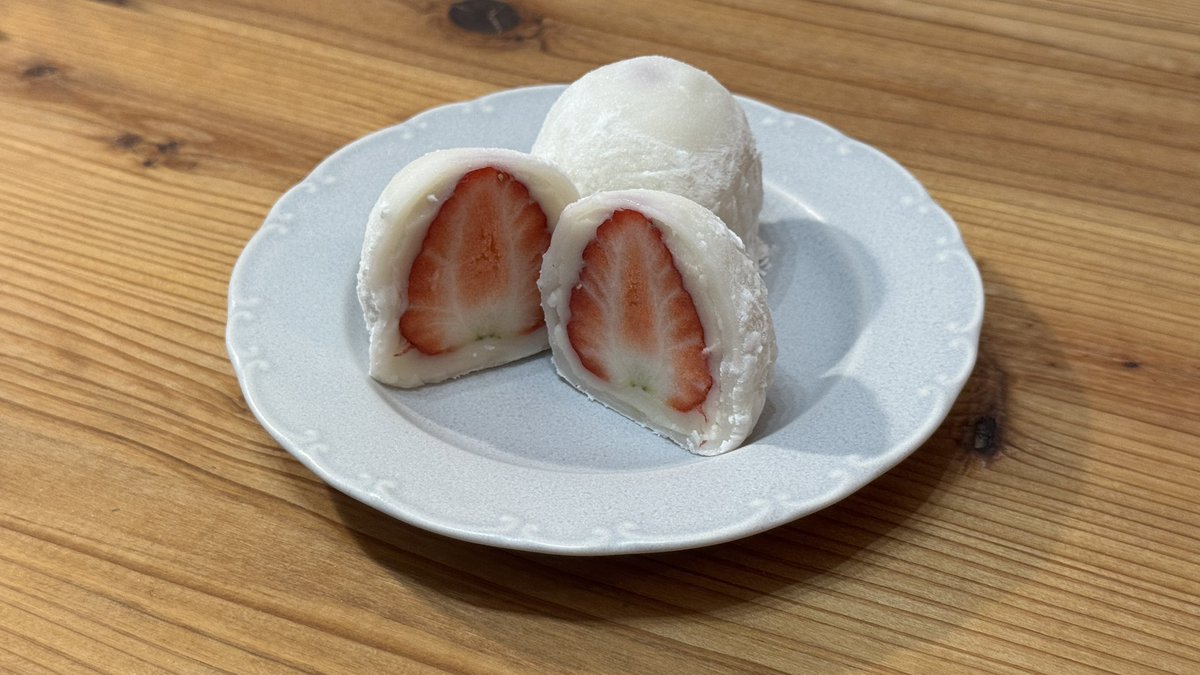 cinnamomin's tweet photo. たぶん、私が食べる今シーズン(冬春)最後のいちご大福ŧ‹”(๑´ㅂ`๑)ŧ‹”
もちろん、美味しゅうございました☺️👍

夏秋はまた別ということで、しばらく楽しみにしておきましょ！ https://t.co/6IC9fII1fg