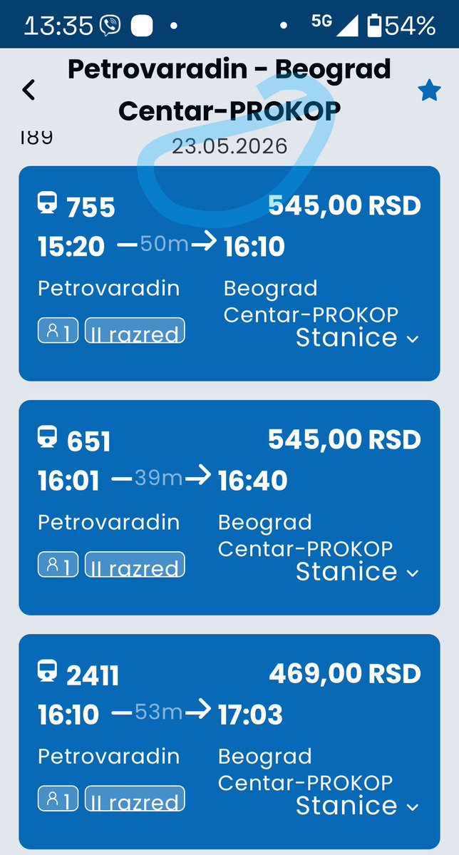 Хајде да одмах почнемо да купујемо карте за воз за 23.5. па да Србијавоз мора масовно да рефундфира.