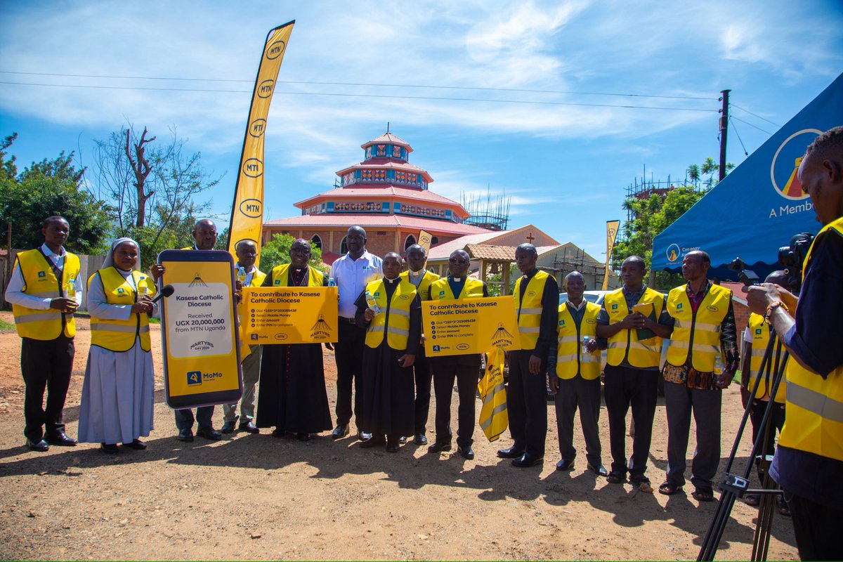 mtnug's tweet photo. It has been 20 years since Kasese Diocese last animated the Martyrs Day celebrations (2005). 

We are proud to stand with Bishop Francis Aquirinus Kibira and the entire diocese as they lead the nation under the theme: “Christ is alive in you and me.” 
#UgandaMartyrsDay2026
#TogetherWeAreUnstoppable