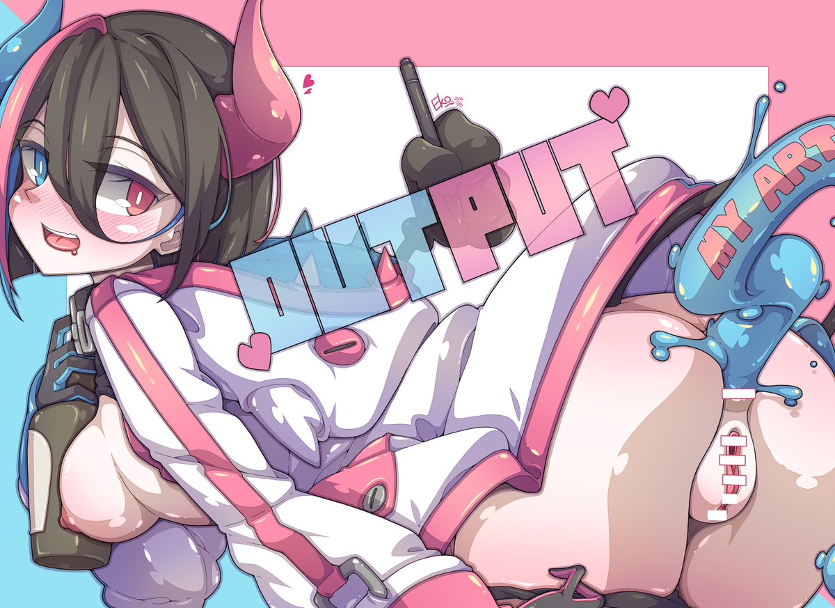 [うちの子/my OC]
This is how my art work be made👍
Input, Output, Repeat💪 