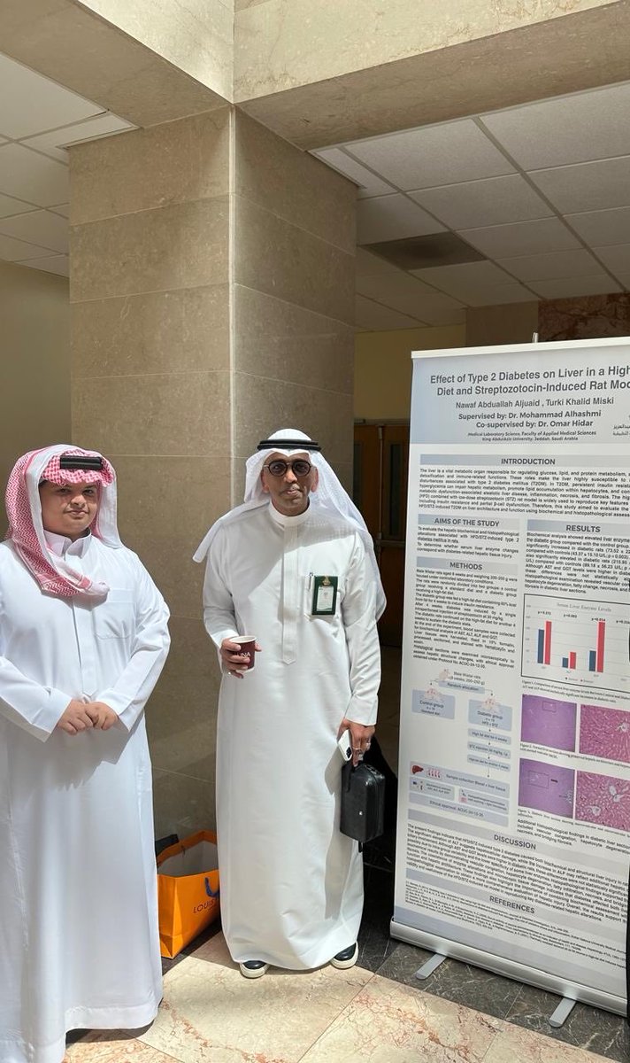 _Nawaafff's tweet photo. الحمدلله على التمام ..⭐️
Student Project Poster Day! 🥳🐀

Special thanks to Dr. Mohammed Al-Hashmi, Director of King Fahd Medical. https://t.co/SzqoZtmgXS