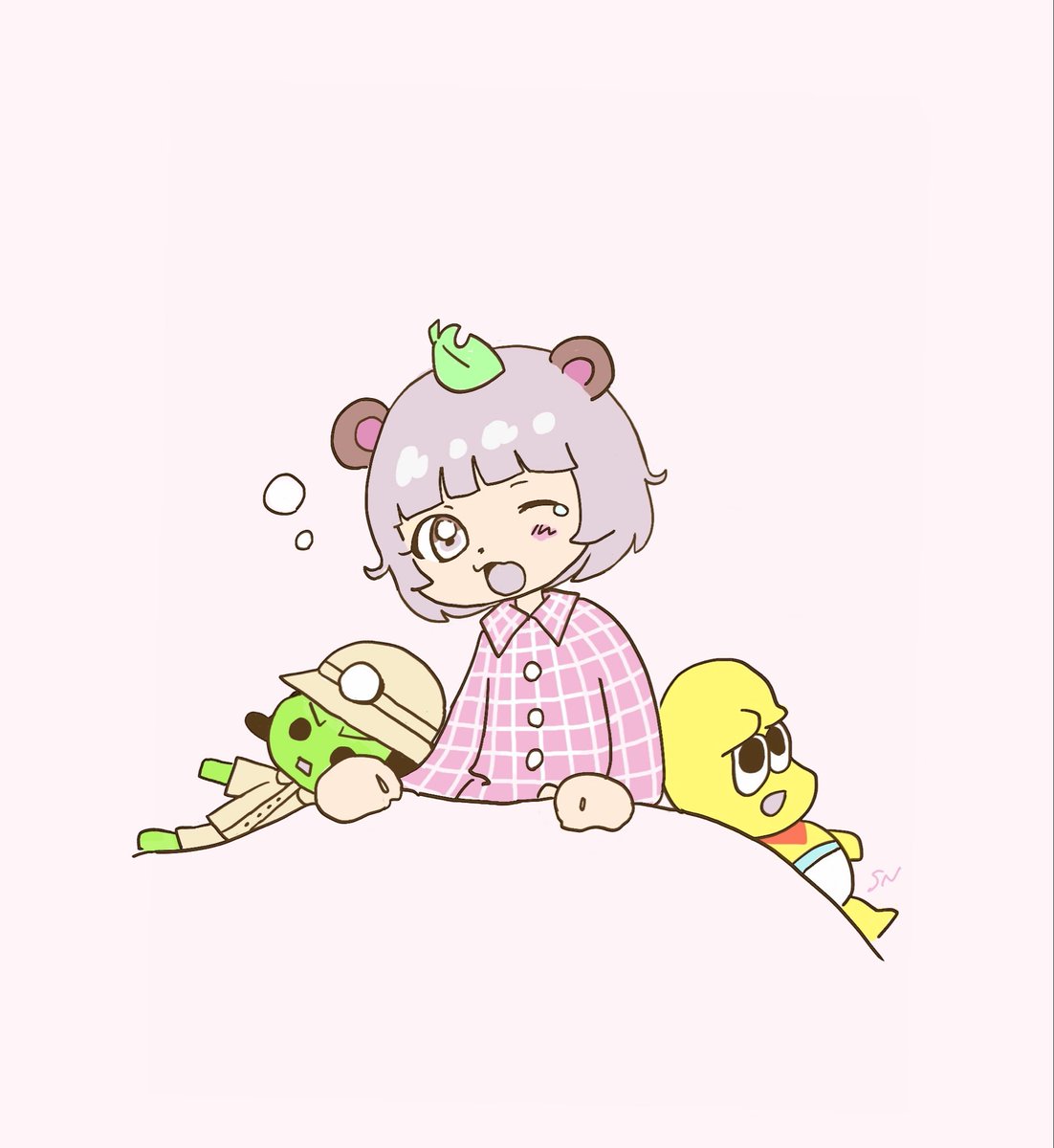 snpkpx's tweet photo. ぽんぽこさん早起きありがとうー！
GW朝配信ありがとうー！

#ぽんぽこはやおき
#ぽこあーと https://t.co/SQYj2i1oWN