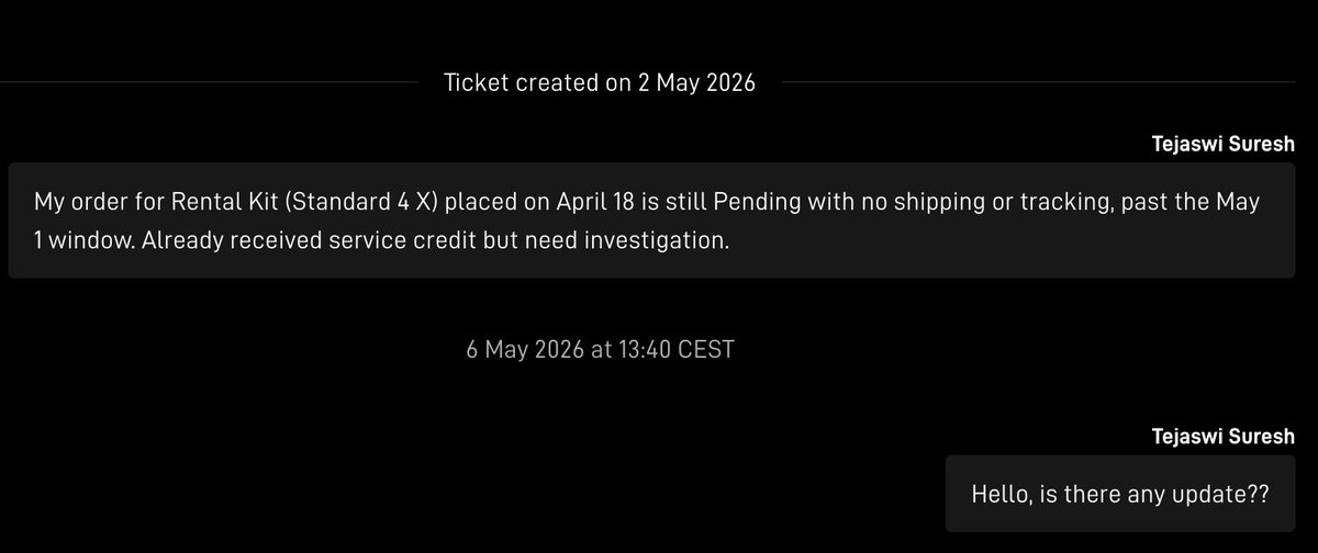 wolfnuker's tweet photo. @Starlink is anyone there? https://t.co/wsMYQoJYmX