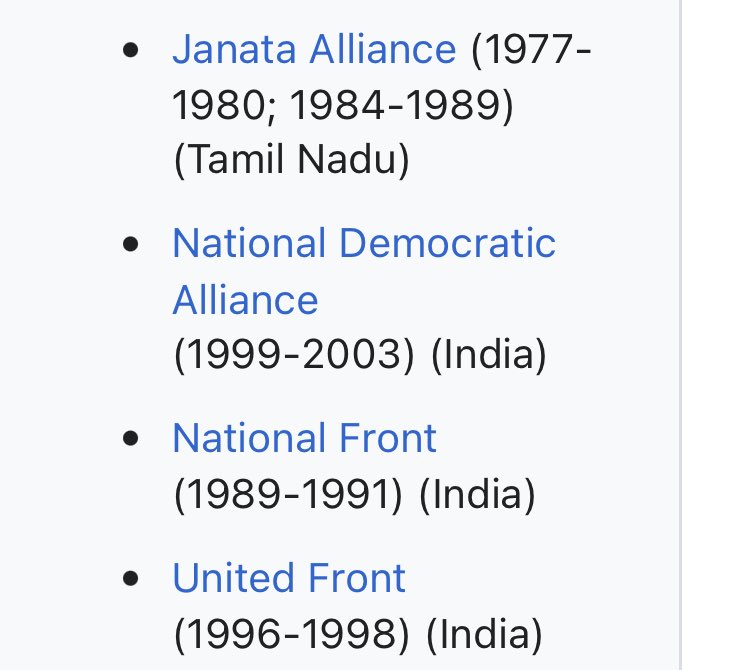 Much of these narratives are coming directly from BjP. There was no DMK-INC alliance for 55 years.. DMK was an NDA ally before 2003, it was anti Congress in its inception, with its biggest opponent being Kamraj , it shifted to Congress mainly due to AIADMK and later BJP.