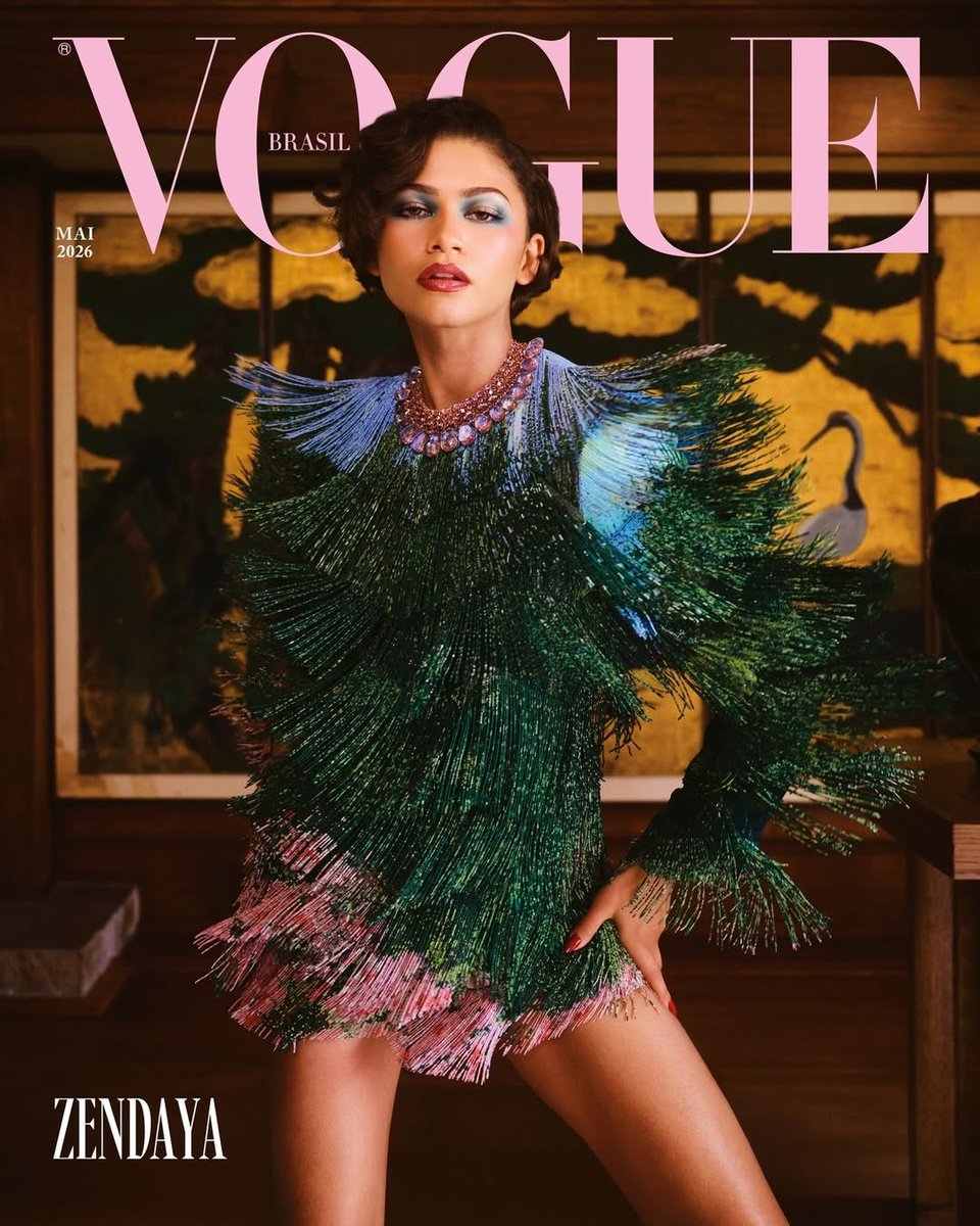 Zendaya graces the cover of Vogue Brasil.