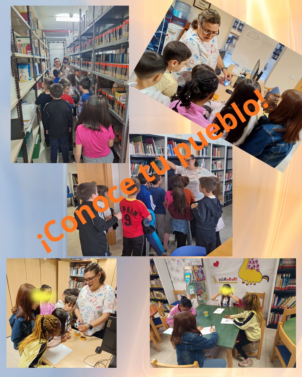 bpmvillacanas's tweet photo. Ayer tuvimos a los niños y niñas de 2º de primaria del CEIP Santa Bárbara que vinieron a conocer nuestro trabajo y los "secretos de la biblioteca" https://t.co/4JK3AsU5a7
