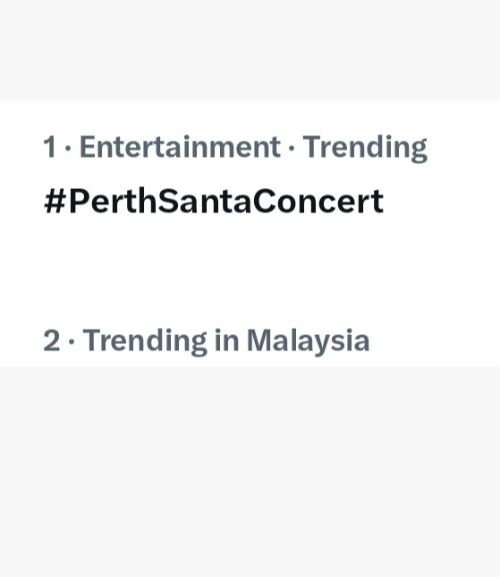 santappsupport's tweet image. TRENDING NO. 1 IN MALAYSIA 🇲🇾😈💋
TRENDING NO. 1 IN SINGAPORE 🇸🇬😈💋

#PerthSantaConcert