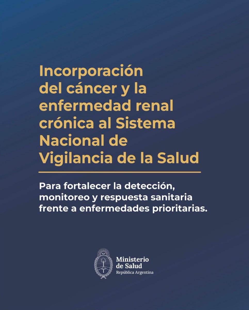 DATOS PRECISOS PARA ABORDAR LAS ENFERMEDADES QUE MÁS AFECTAN A LA GENTE

El cáncer y la enfermedad renal crónica están entre los problemas de salud que padecen más personas en nuestro país. Por su impacto sanitario, desde ahora serán eventos de notificación obligatoria dentro del