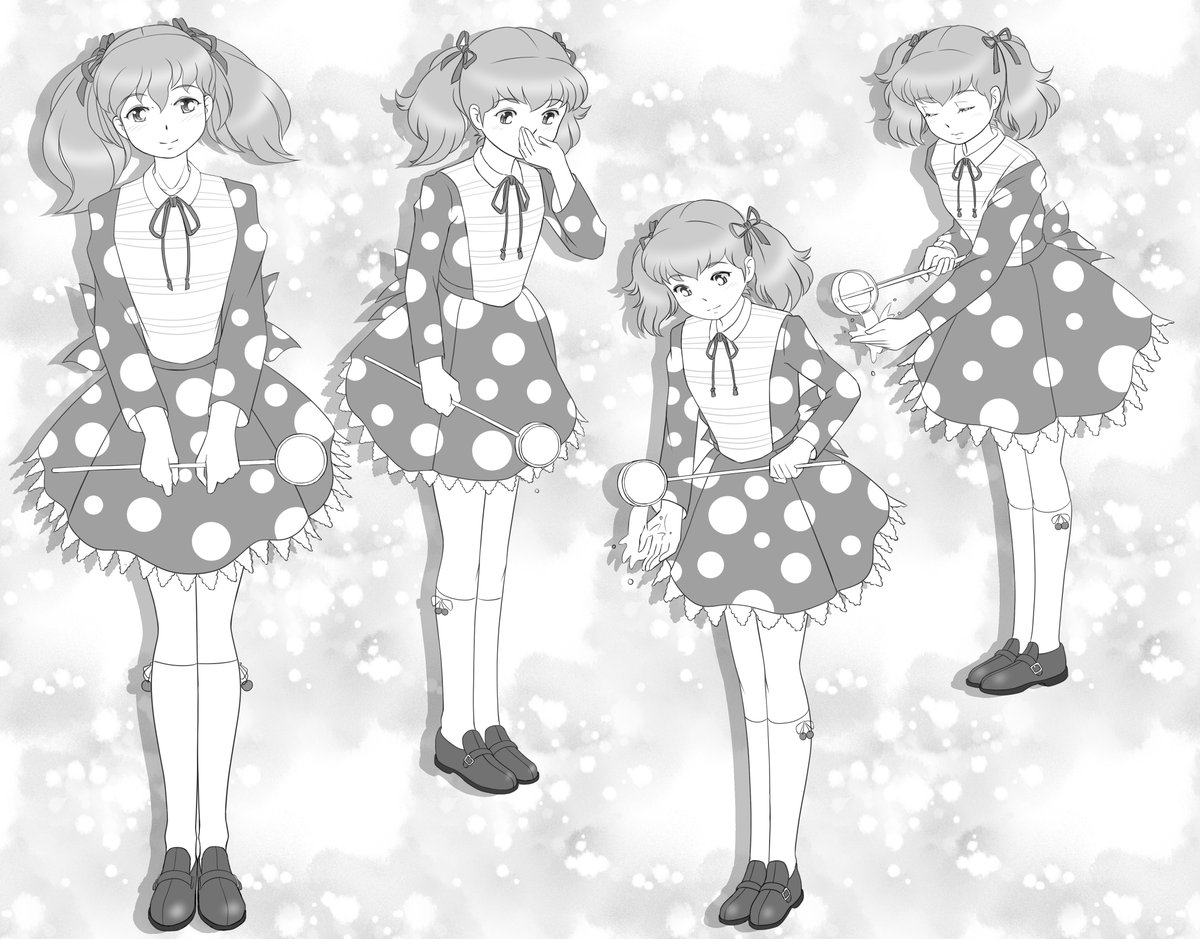手水舎の模写です♪（元絵はどなたが描かれたのでしょうね？）