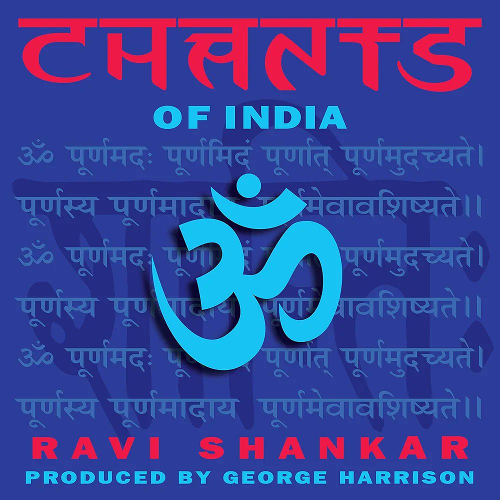 thinkharrison_'s tweet photo. chants of india by ravi shankar was released 29 years ago today on may 6, 1997. it marks a departure from hindustani classical music to focus on putting music to vedic and other hindu prayers. 🕉🪷 https://t.co/0dnUtO5VoL