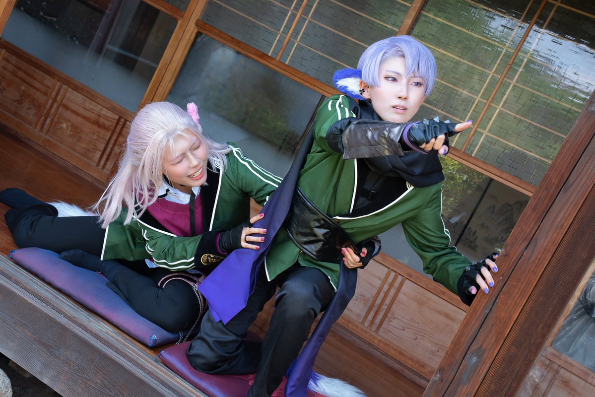Cosplay / 刀剣乱舞

☔「雲さん、あっちに季語が…！」
☁️「待って！雨さん落ち着いて！！！」

192:<a href="/utage_cos/">宴</a>
200:<a href="/notarou__u/">のた</a> 
📷:<a href="/Noise_Bell1234/">さいと@かみこす</a>