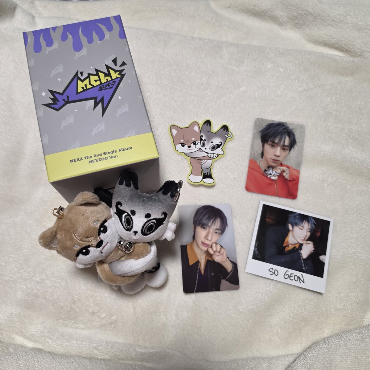 NEXZ ゴンスキー GEONSKY ぬいぐるみ　セット 開封のみ】NEXZ NEXOO（SO GEON）3点セット - メルカリ