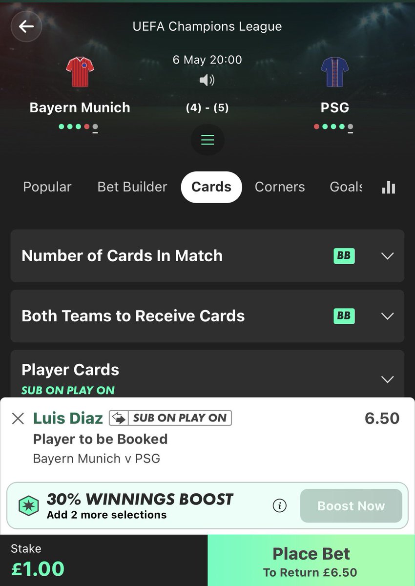 Match Day Bets tweet media