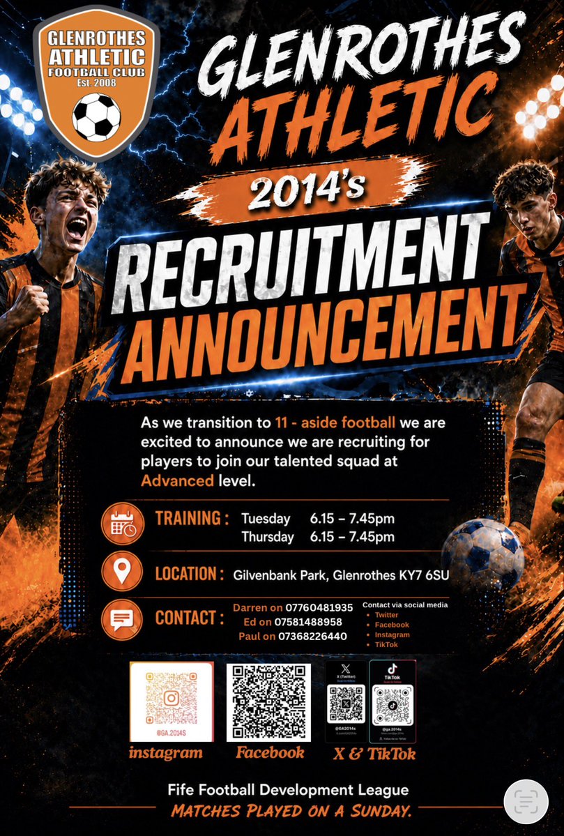 Glenrothes Athletic 2014 tweet media