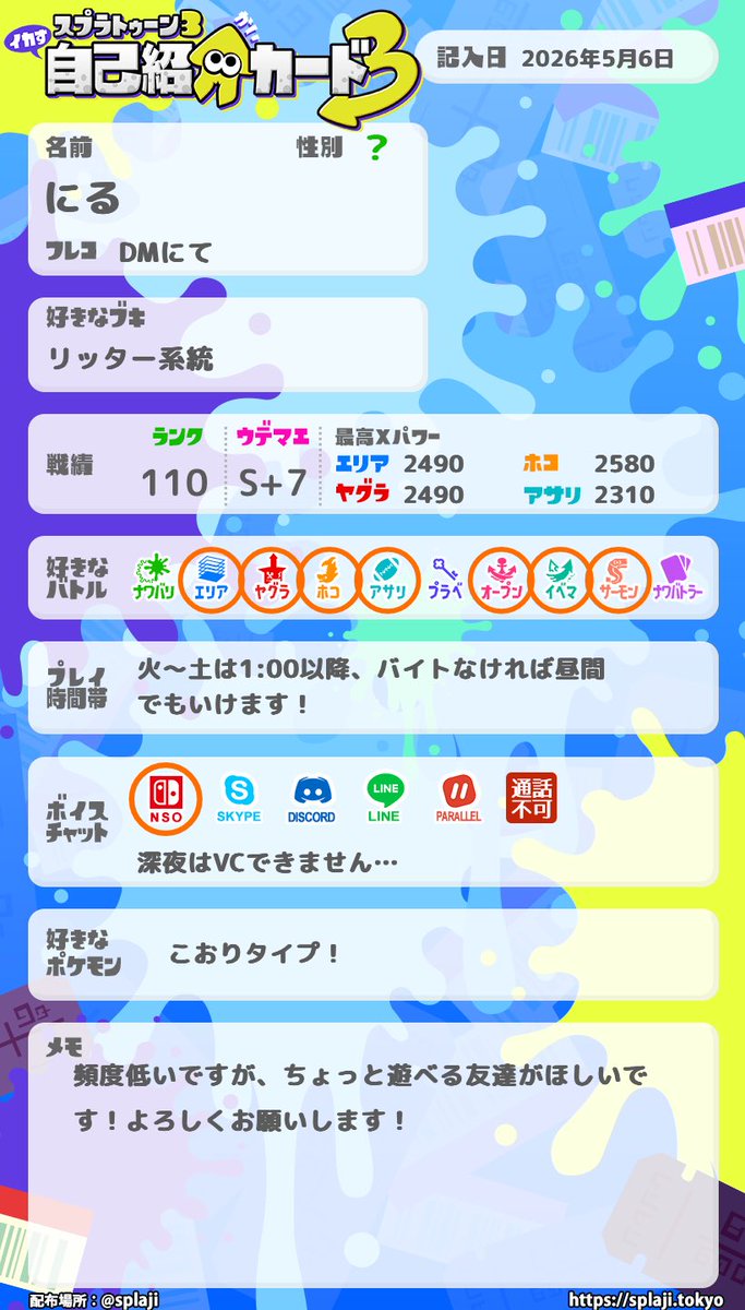 にる (@kappa_10172U) / Posts / X
