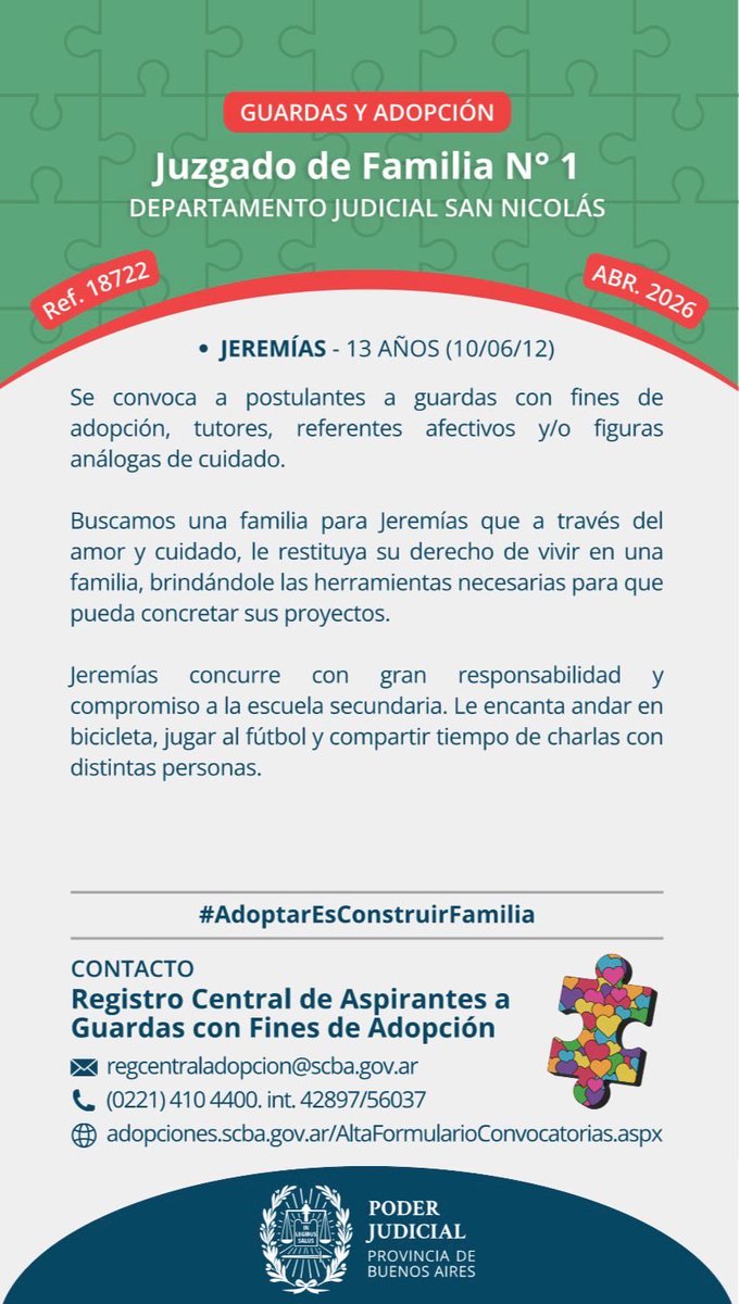 #AdoptenNiñesGrandes tweet media