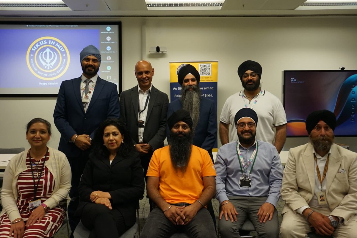 GSingh19047325's tweet photo. SikhsinMoJ &amp; CPS Sikh Society organised an event to mark #Vaisakhi @MoJGovUK . Heartfelt gratitude to Kirtani Jatha,all colleagues, senior leaders, Perm Sec, volunteers &amp; Core group. Our little effort to raise awareness of Sikhi &amp; improve Faith literacy in MoJ. https://t.co/SWZcTUaPWg
