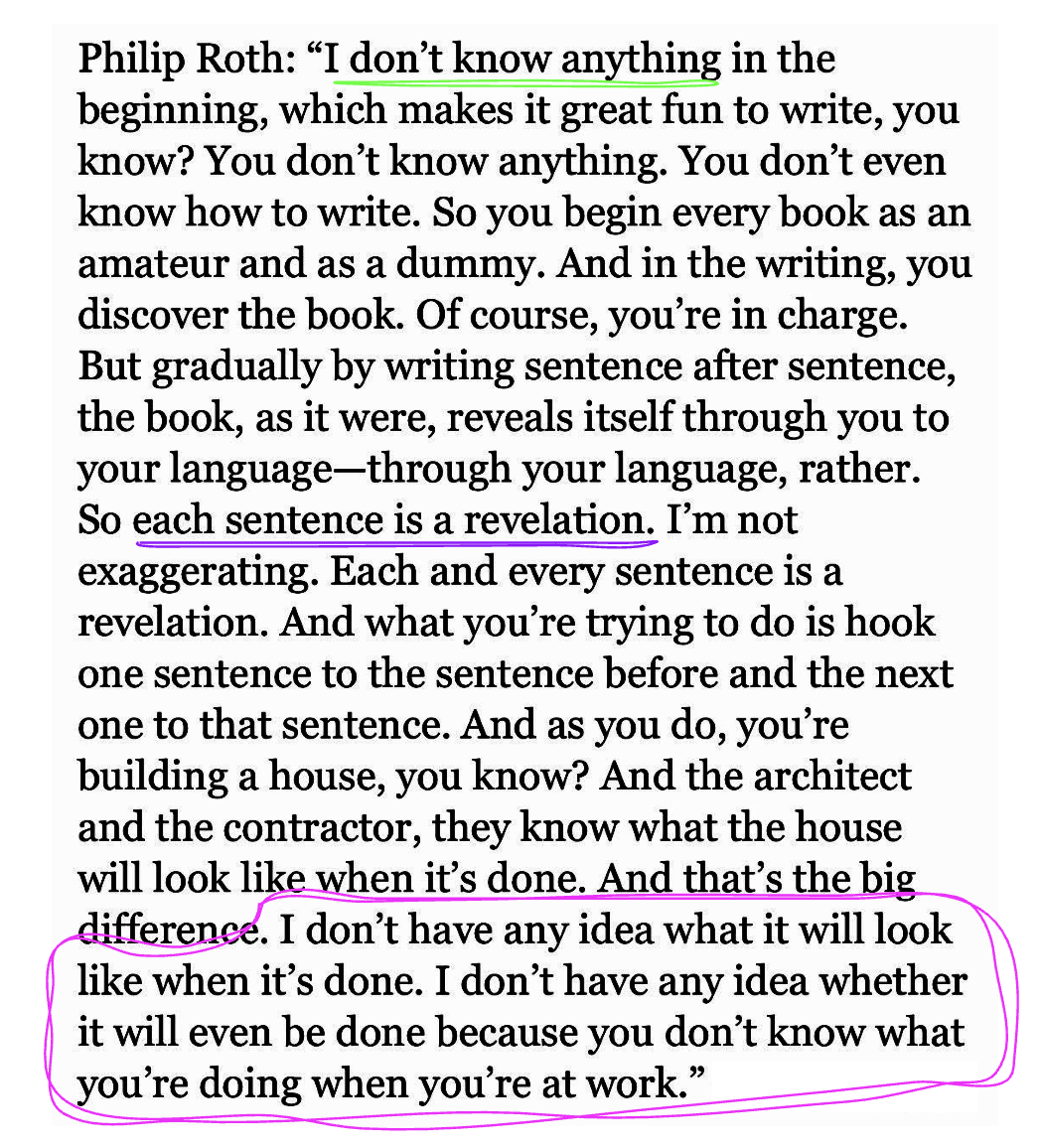 v_praveen's tweet photo. You don’t know what you’re doing until you’re doing it

via William Todd Schultz's Mind of the Artist https://t.co/ZubeWEK9WE https://t.co/EqtAfrGc4I
