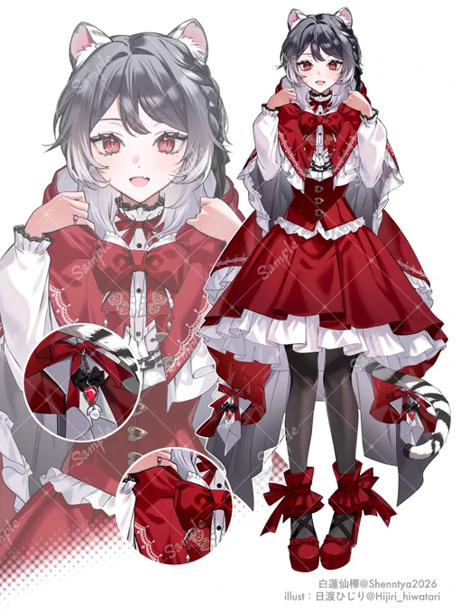 【お仕事】 MoFile所属のライバー、白蓮仙樺様(#Senka_MoFile )のお姿を担当させていただきました! ご依頼ありがとうございました #有償依頼